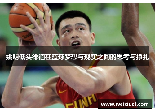 姚明低头徘徊在篮球梦想与现实之间的思考与挣扎